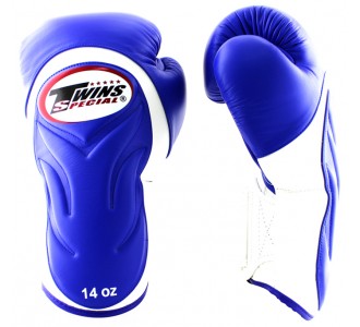 Боксерские перчатки Twins Special (BGVL-6 blue/white)
